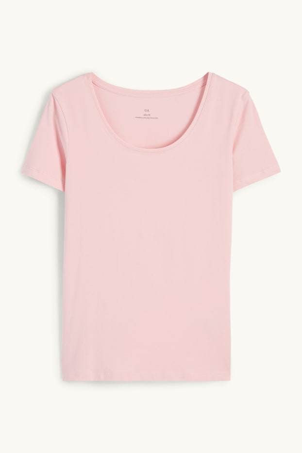 Donna - T-shirt - slim fit - rosa