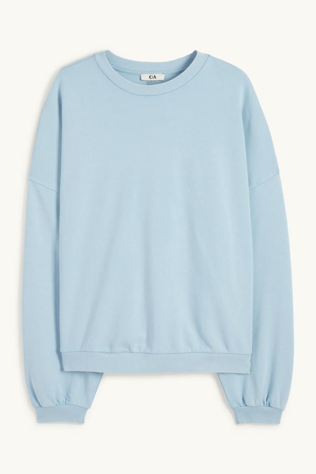 Damen - Sweatshirt - hellblau