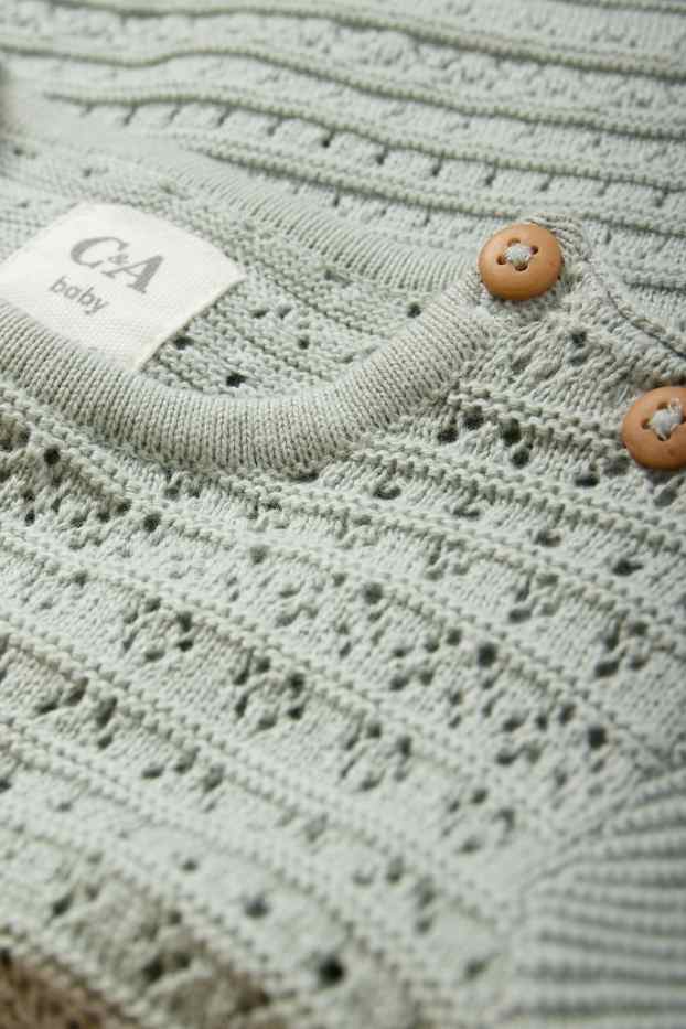 Baby: meisjes - Babytruitje - lichtgroen