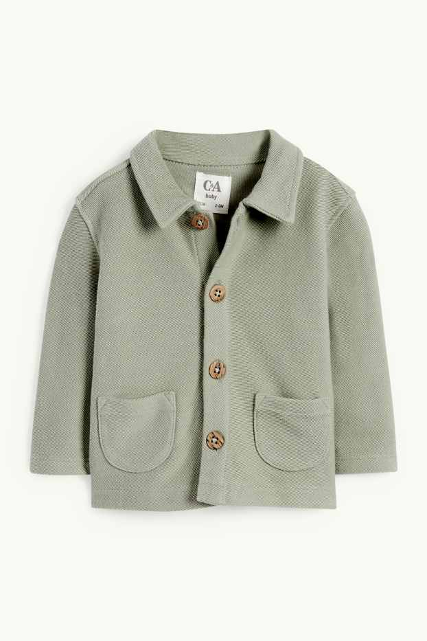 Baby Jungen - Dino - Baby-Outfit - 3 teilig - weiss