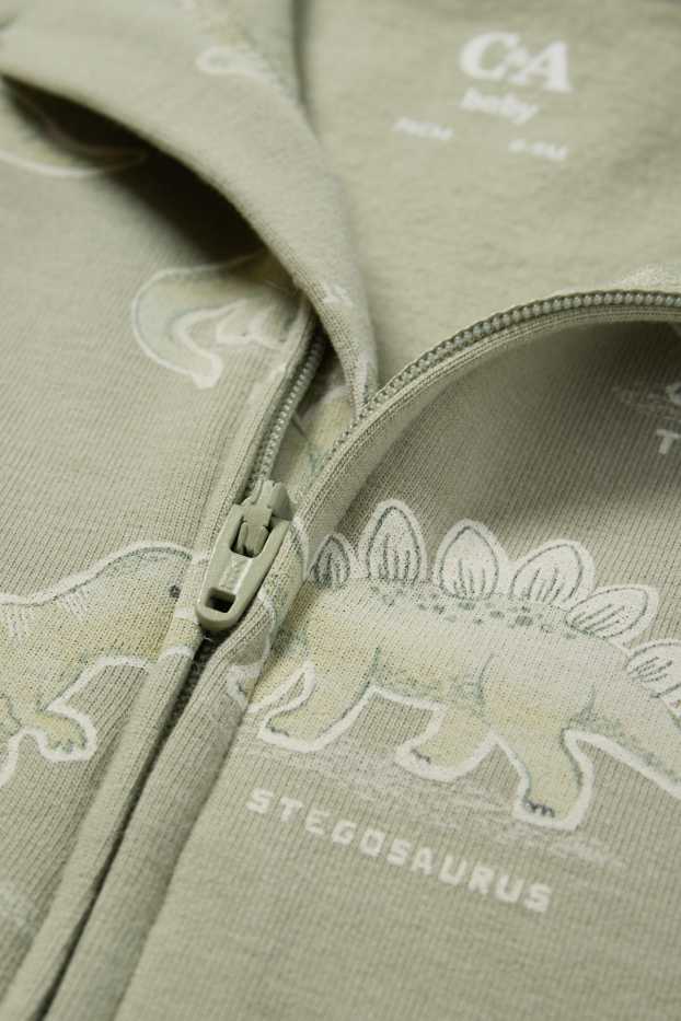 Bebés niñas - Dinosaurios - pijama para bebé - caqui