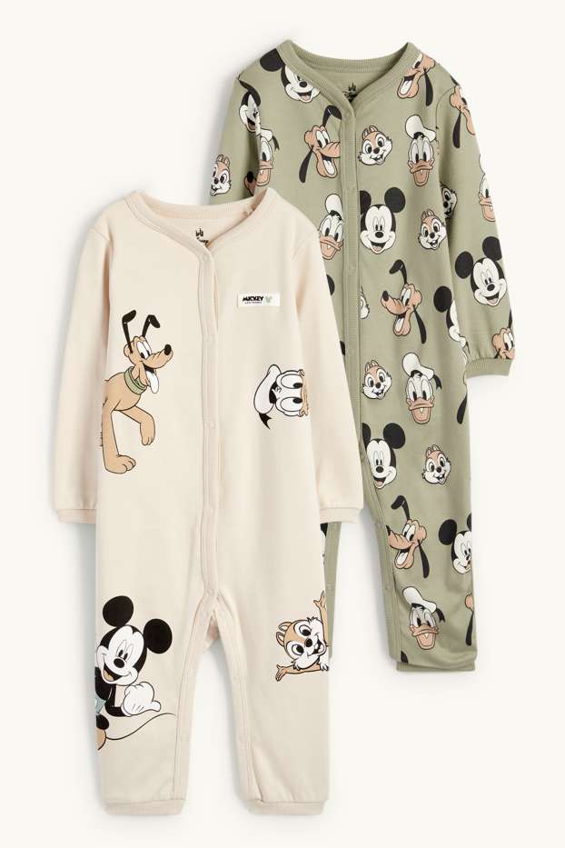 Bébés garçons - Lot de 2 - Disney - pyjamas bébé - beige clair