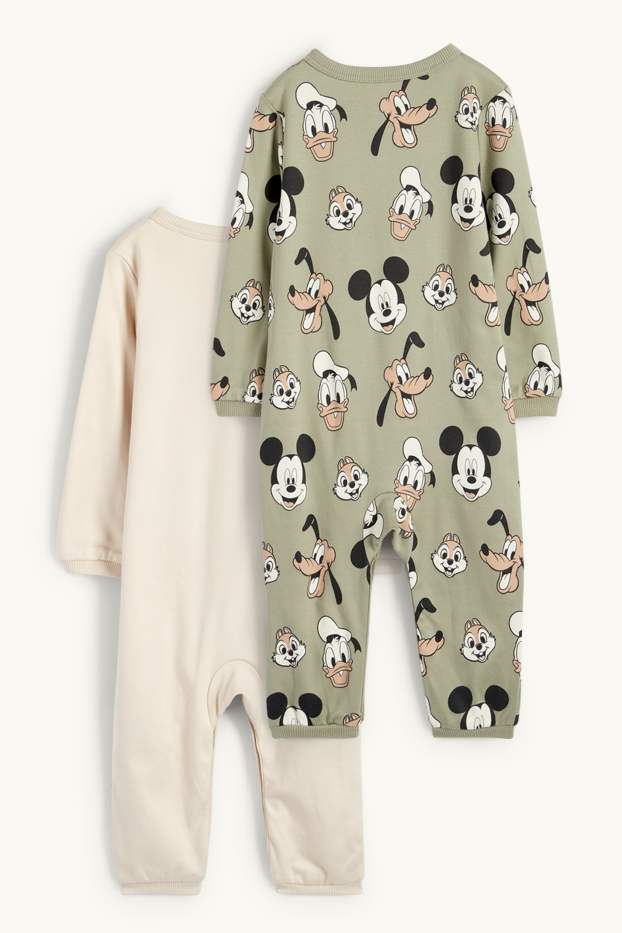 Bébés garçons - Lot de 2 - Disney - pyjamas bébé - beige clair