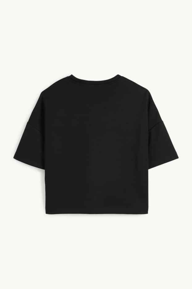 Femei - Bluză de molton - negru