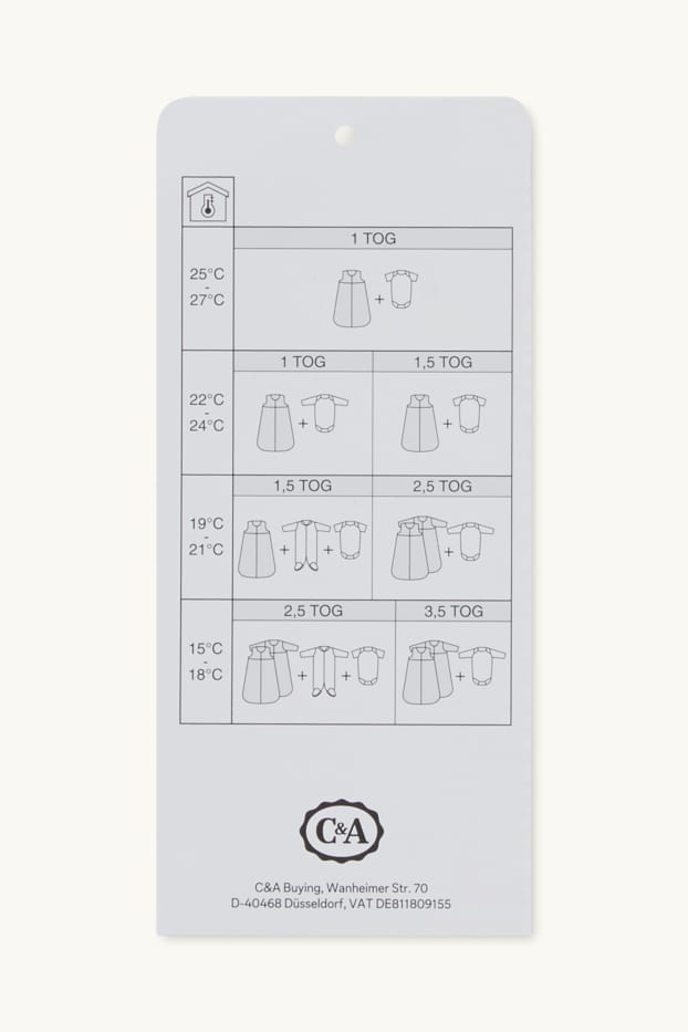 Unisex - Hot air balloon - baby sleeping bag - 0-4 months - cremewhite