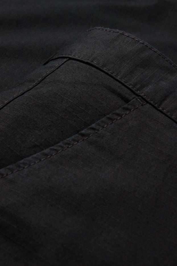 Hommes - Pantalon cargo - noir