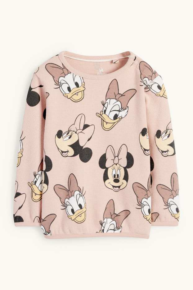 Baby Girls - Disney - baby outfit - 2 piece - textured - rose