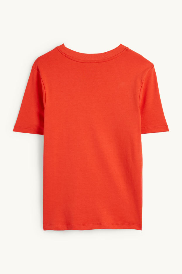 Femmes - T-shirt - slim fit - orange