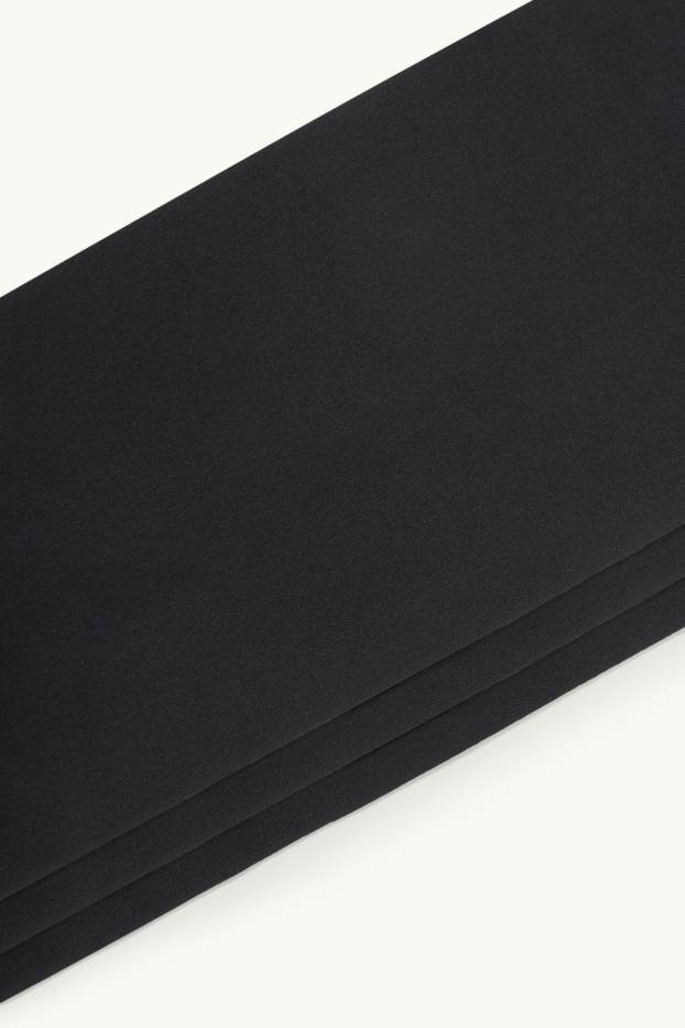 Dames - Set van 3 paar - pantysokjes - LYCRA® - 20 DEN - zwart