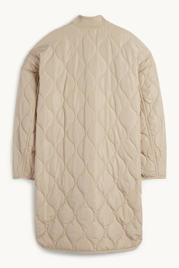 Donna - Cappotto trapuntato - idrorepellente - beige
