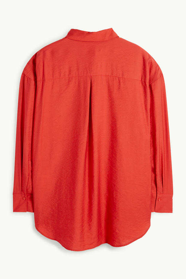 Damen - Bluse - rot