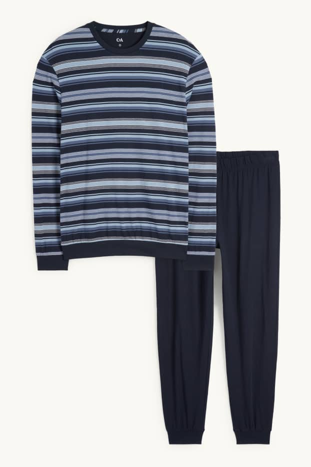 Home - Pijama - blau fosc