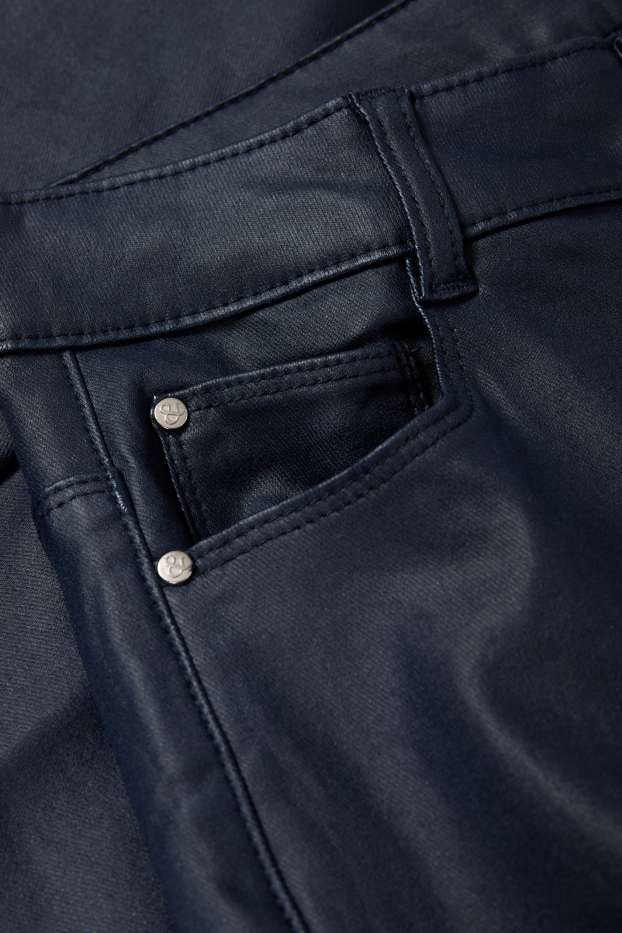 Dona - Pantalons - high waist - skinny fit - brillants - blau fosc