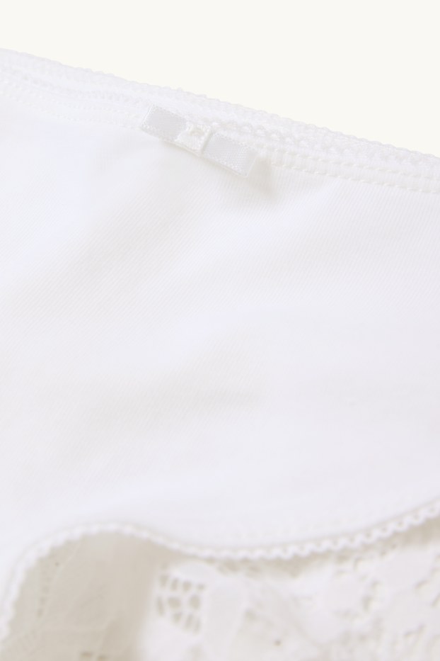 Damen - Multipack 3er - Slip - cremeweiss