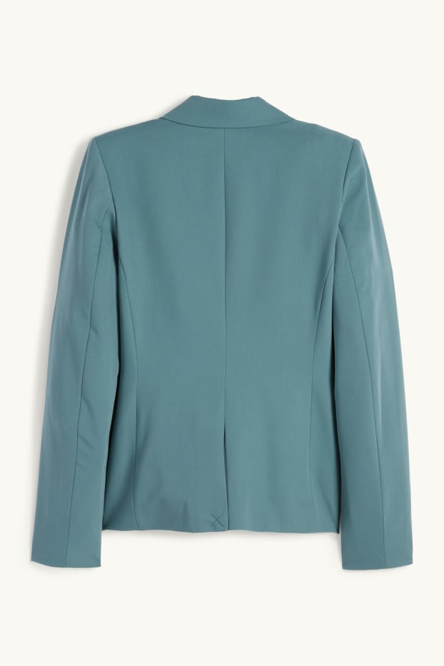 Women - Business blazer - fitted - green