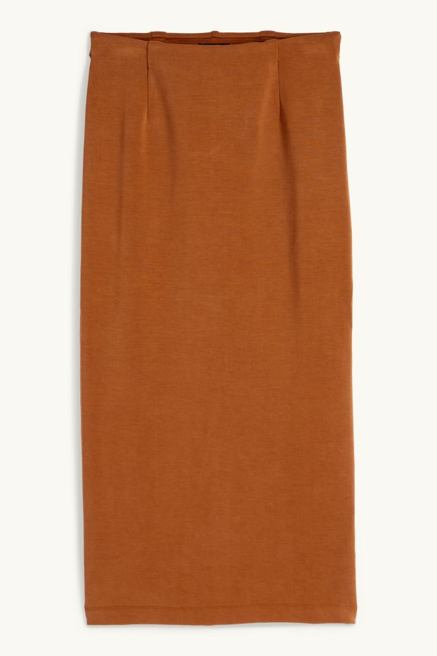 Femmes - Jupe crayon - marron