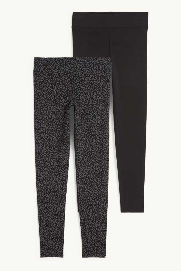 Dámské - Multipack 2 ks - legíny  - černá