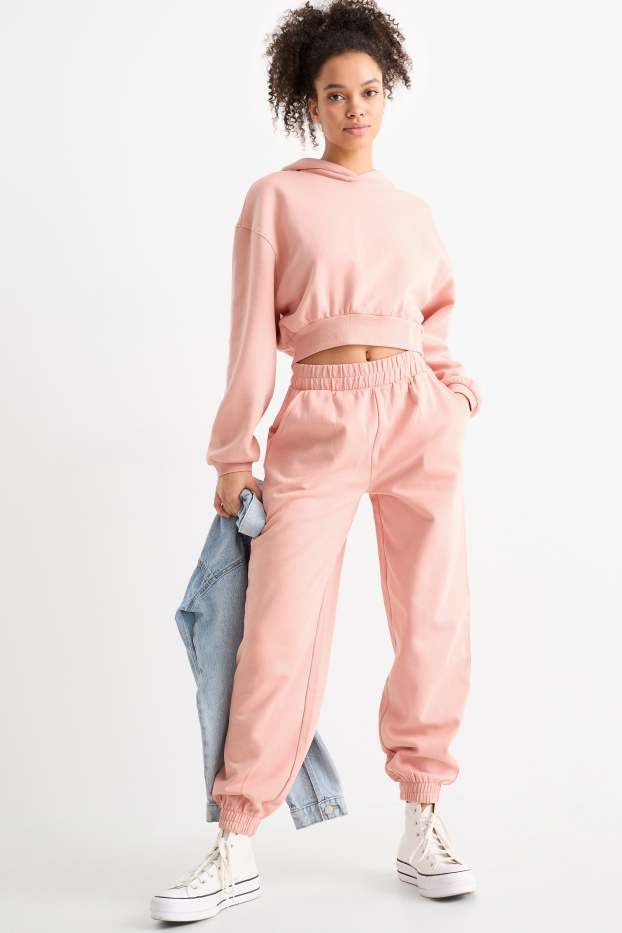 Femmes - Pantalon de jogging - rose