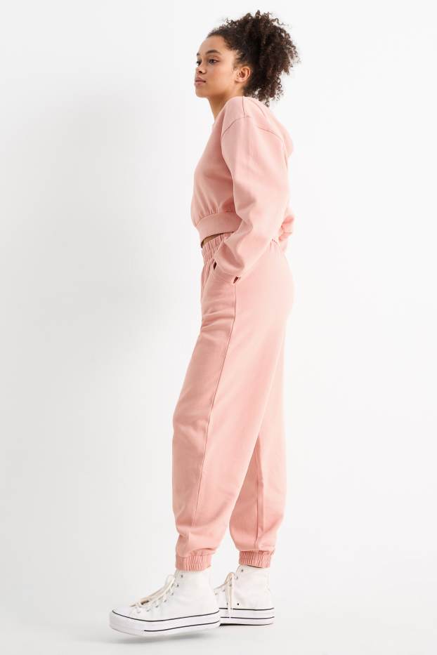 Femmes - Pantalon de jogging - rose