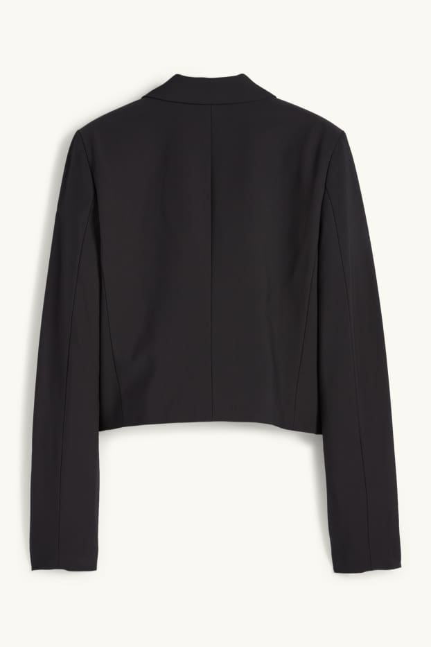Femmes - Blazer court - cintré - noir