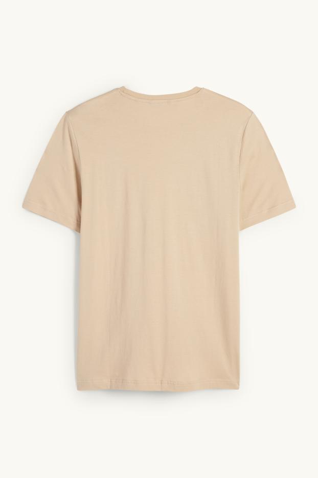 Bărbați - Tricou - regular fit - bej