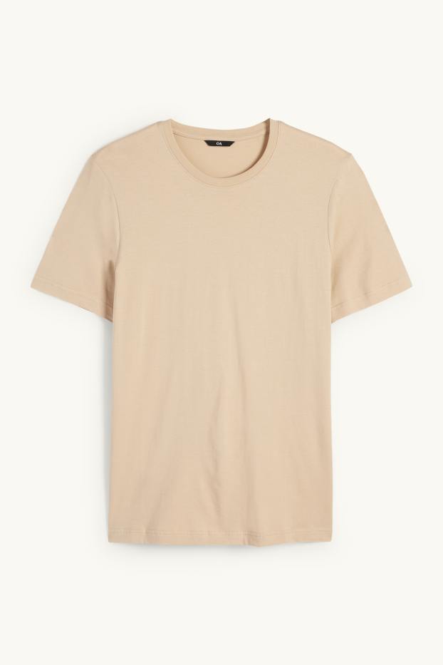 Bărbați - Tricou - regular fit - bej