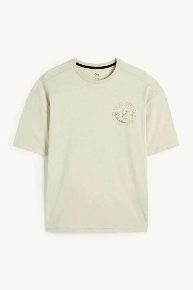 Hommes - Haut de sport - regular fit - vert menthe