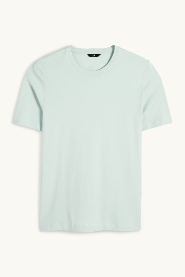 Hommes - T-shirt - regular fit - vert menthe
