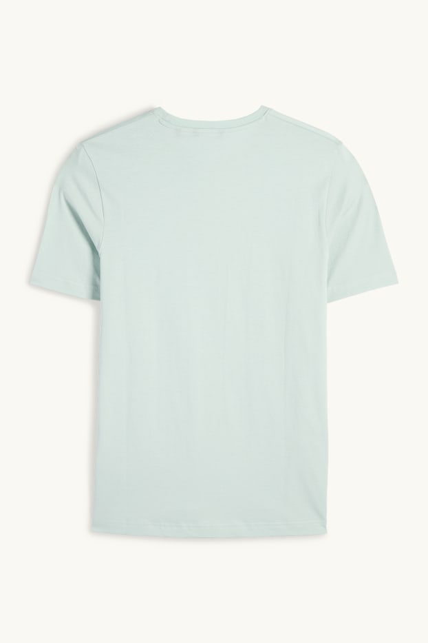 Hommes - T-shirt - regular fit - vert menthe