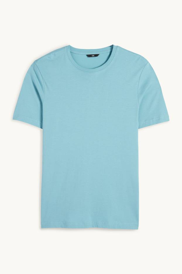 Hommes - T-shirt - regular fit - turquoise