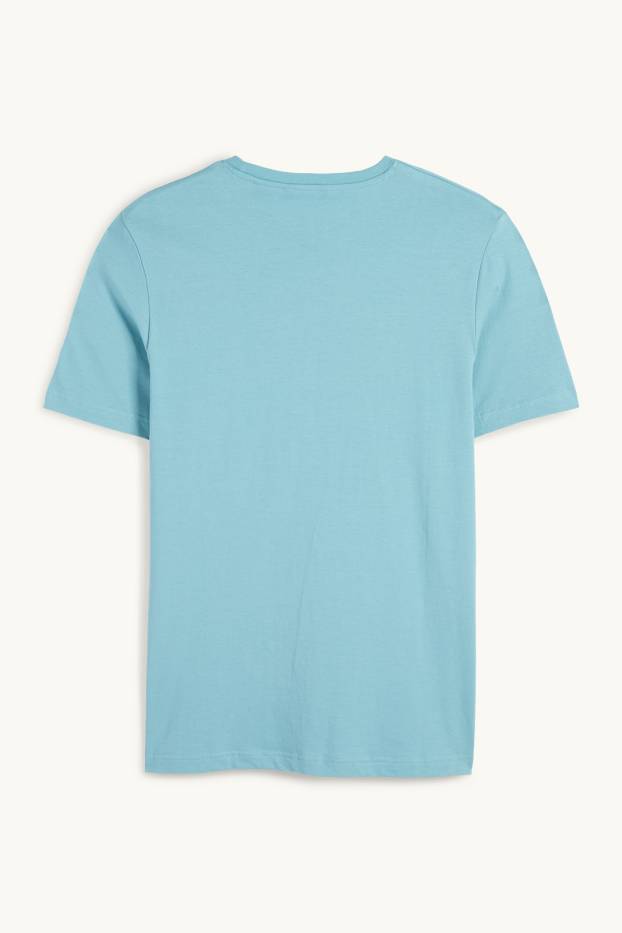 Hommes - T-shirt - regular fit - turquoise