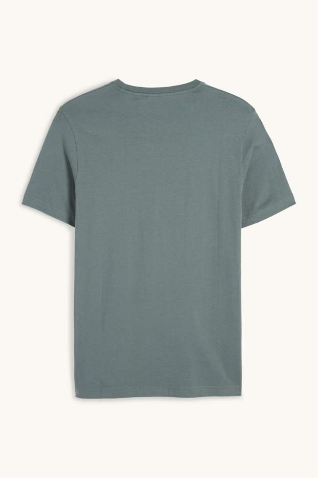 Uomo - T-shirt - regular fit - verde scuro