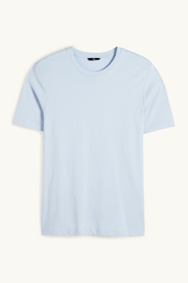 Hommes - T-shirt - regular fit - bleu clair