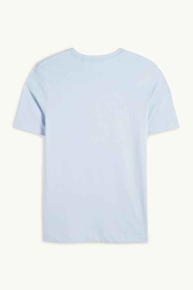 Hommes - T-shirt - regular fit - bleu clair