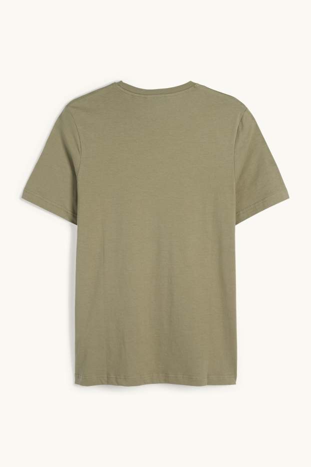 Herren - T-Shirt - Regular Fit - grün