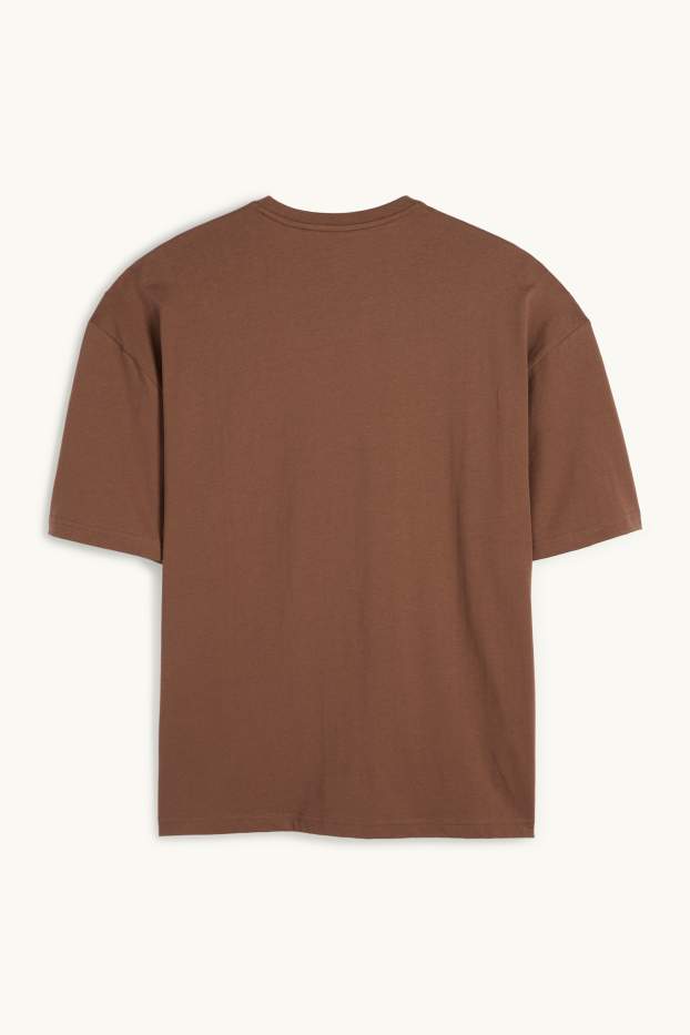 Hommes - Haut de sport - regular fit - marron