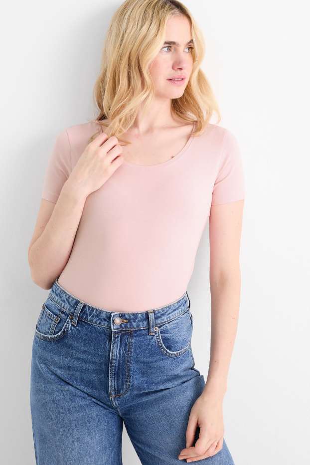 Donna - T-shirt - slim fit - rosa