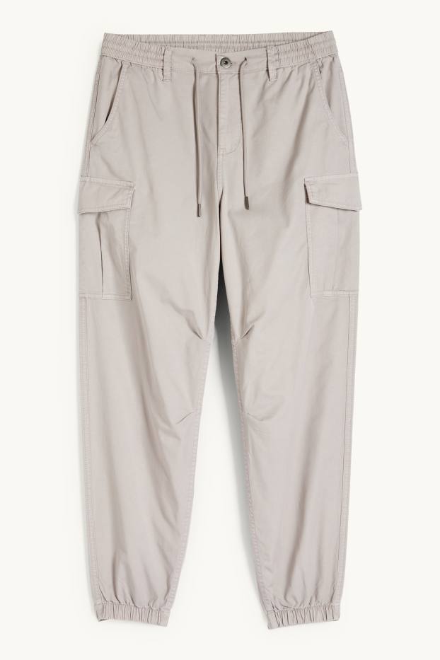 Hommes - Pantalon cargo - gris