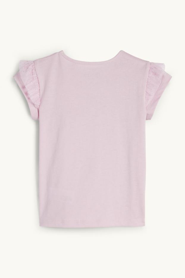 Kinder Mädchen - Die Eiskönigin - Kurzarmshirt - hellviolett