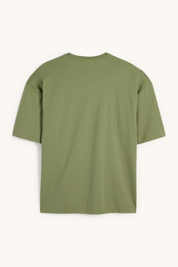 Hommes - Haut de sport - regular fit - vert