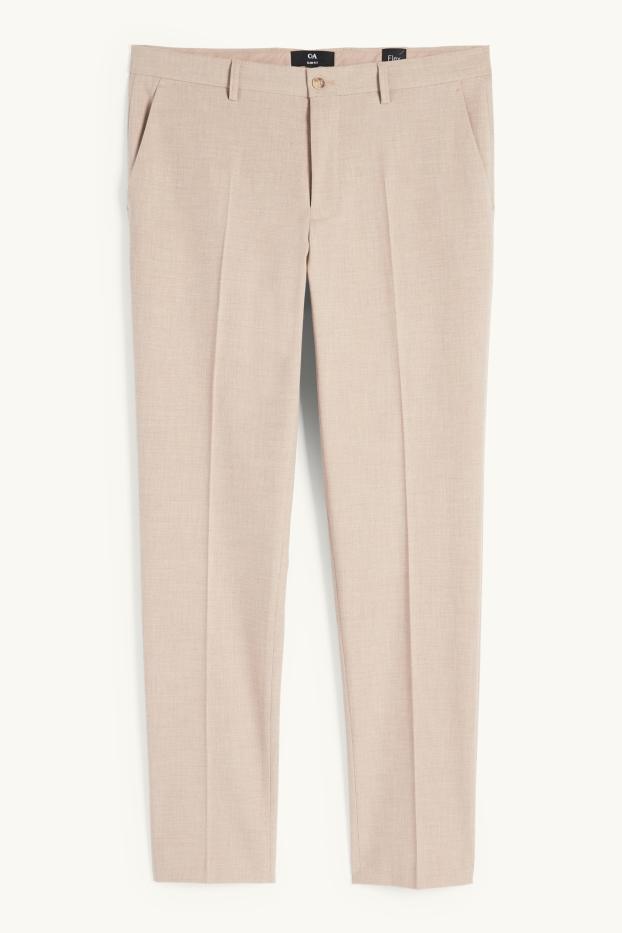 Heren - Broek uit het combi-systeem - slim fit - fFlex - beige