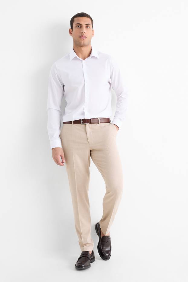 Heren - Broek uit het combi-systeem - slim fit - fFlex - beige