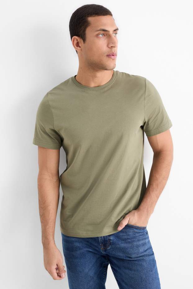 Herren - T-Shirt - Regular Fit - grün