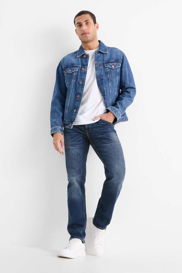 Bărbați - Slim jeans - LYCRA® - denim-albastru