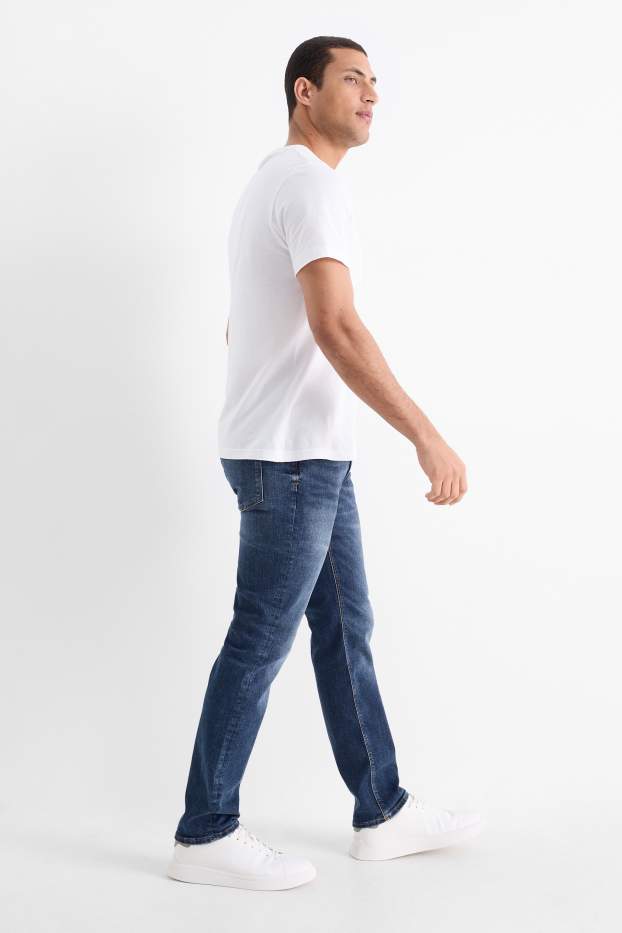 Bărbați - Slim jeans - LYCRA® - denim-albastru