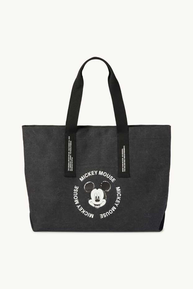 Donna - Shopper grande - Topolino - nero