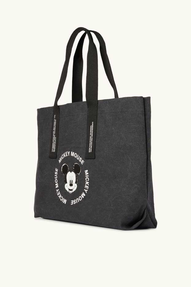 Donna - Shopper grande - Topolino - nero