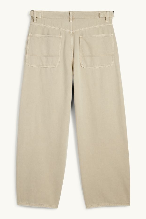 Hombre - Pantalón - baggy fit - topo