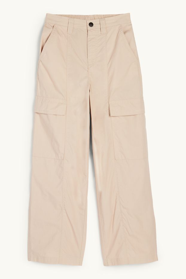 Kinder Mädchen - Cargohose - hellbeige