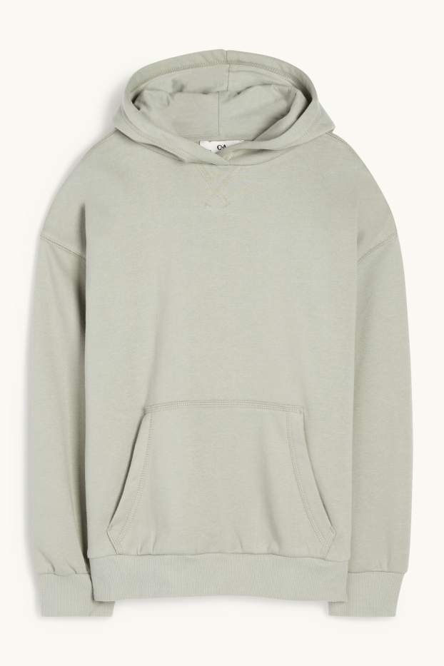 Kinderen: meisjes - Hoodie - mintgroen